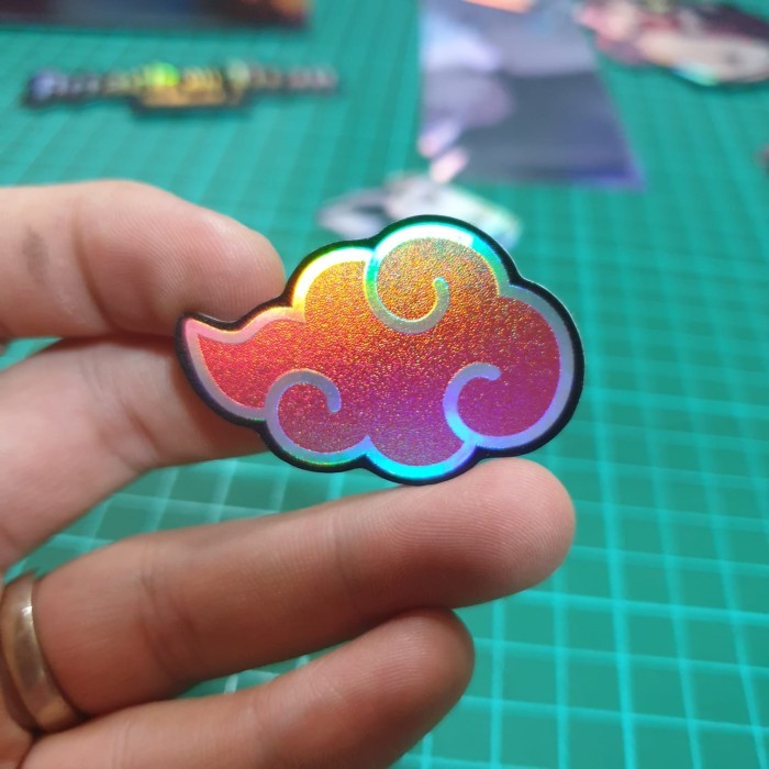Sticker Hologram Anime - Naruto - Logo Akatsuki