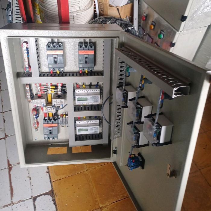 PANEL MDP 3PHASS 100A KOMPLIT 2 KWH METER DIGITAL