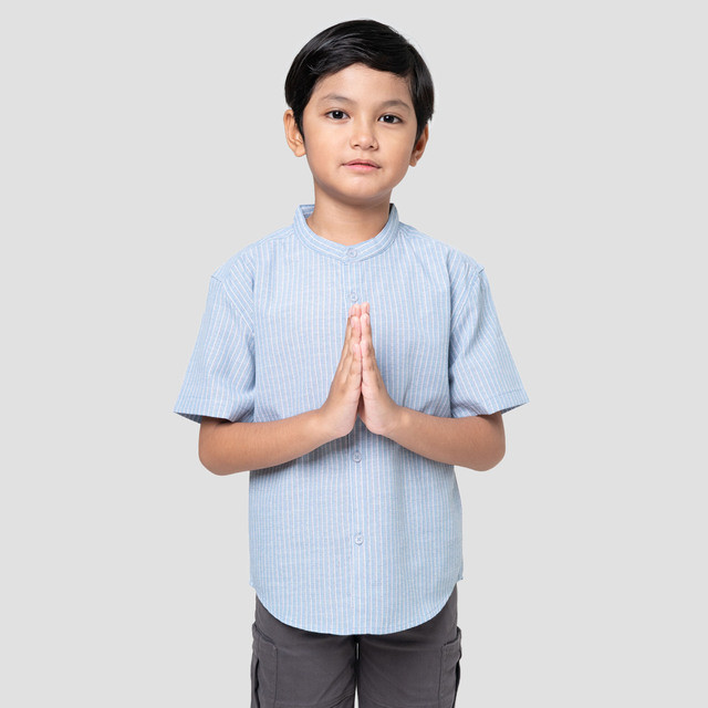 Little M Kecil Kemeja Koko Anak Laki-laki 123401275