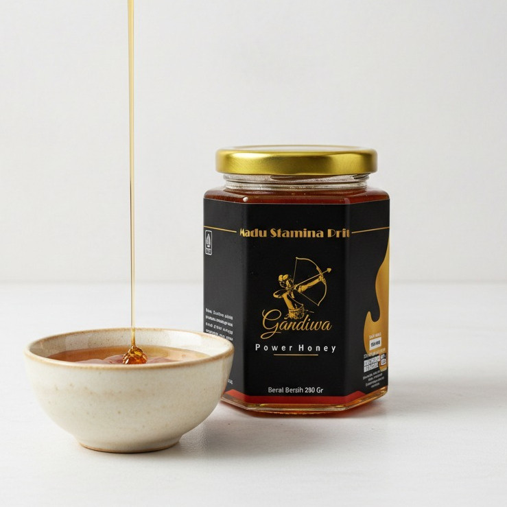Terlaris -  Gandiwa Power Honey Madu Stamina Pria Madu Posbiotik Pertama Meningkatkan Stamina dan Da