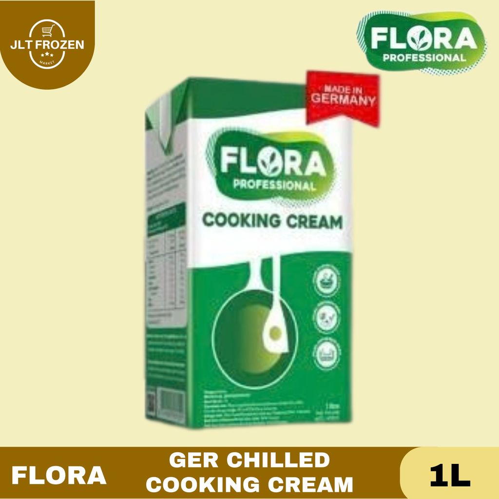 Flora Professional Cooking Cream 1 Liter / Ger Chilled Cooking Cream 1L / Cooking Cream / Krim Masak