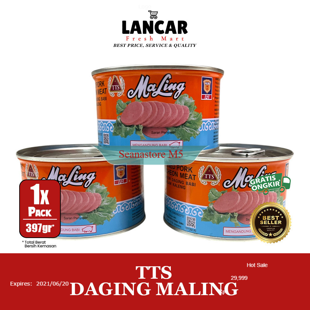 TTS Daging Maling Oriental 397gr Kaleng