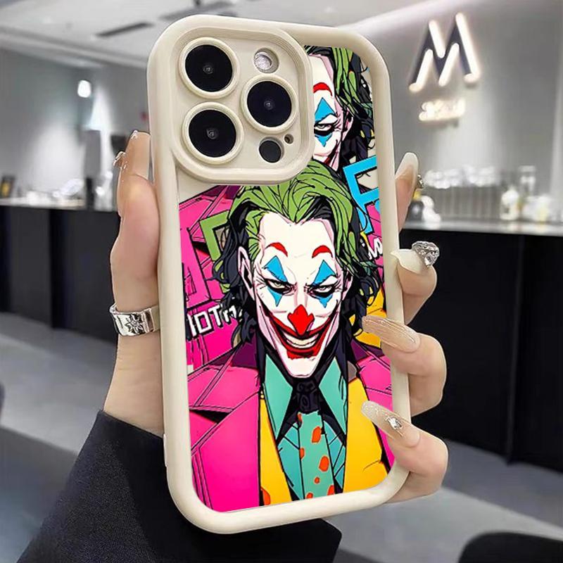 Casing Hp Xiaomi POCO Case C75 C31 C55 C61 C71 M2 Pro M3 M5s M6 4G 5G Soft TPU Imut The Joker Camera