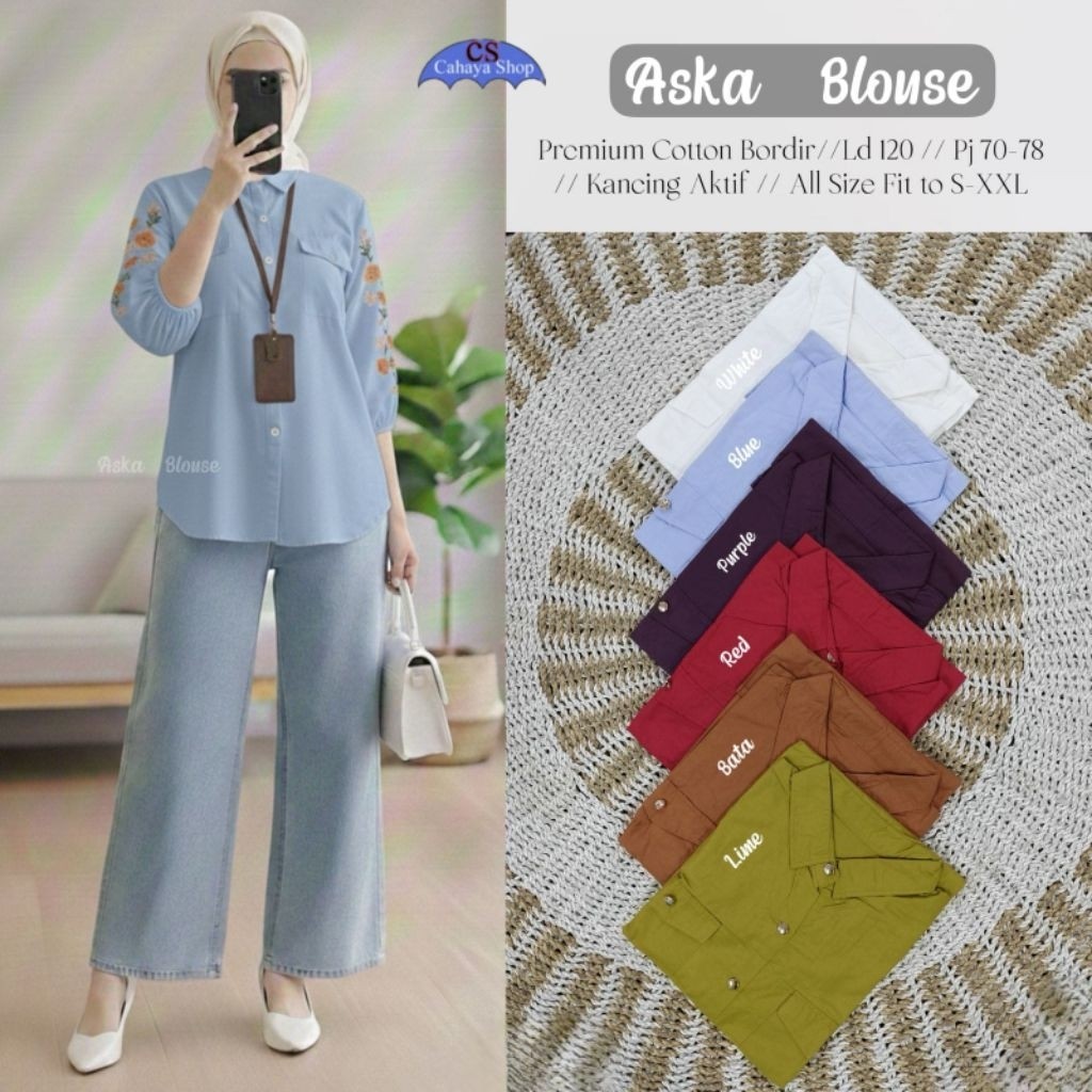 ada grup resselller taanyakan kke admin alya store AZKA BLOUSE GINAL  alya store