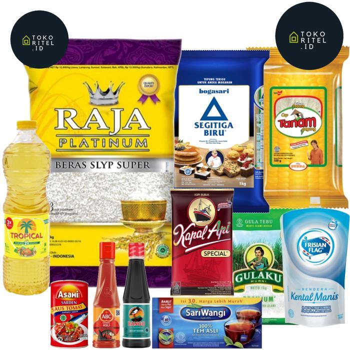Promo PAKET SEMBAKO Beras Murah Lengkap Hemat/Paket Beras Minyak Gula