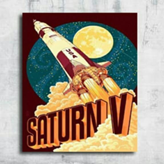 Big Salle  Poster Saturn V