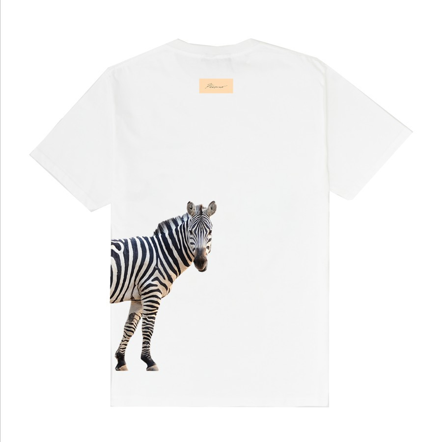 (COD) MATTHIEU MIGUEL - ZEBRA TEE - WHITE