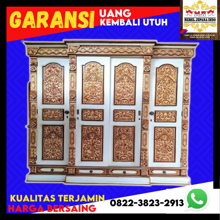 Lemari almari pakaian minimalis kayu jati tua asli jepara 1 2 3 4 5 6 pintu 1 2 3 4 5 6 geser jati a