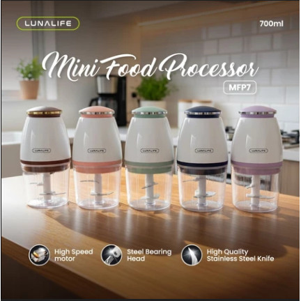 FOOD PROCESSOR LUNALIFE MFP7 CHOPPER SERBAGUNA LUNALIFE MFP 7 700ML