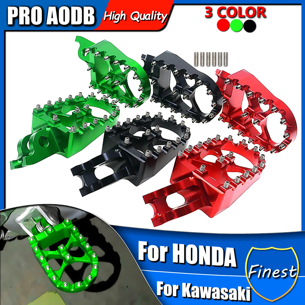 Pijakan Kaki CNC, Footpeg, Pedal Untuk Honda CRF125-1100 Untuk Kawasaki dll. sepeda motor KX250 KX45