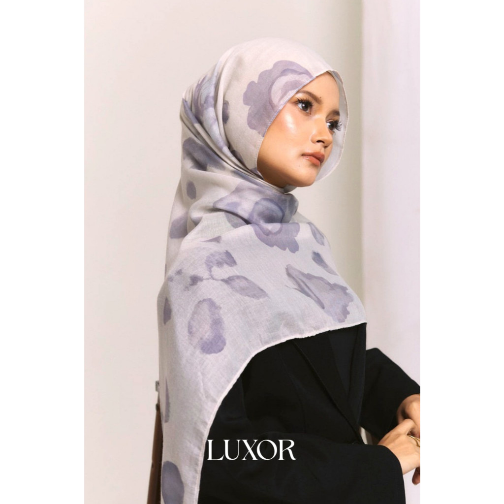 Terbaru LUXOR - Printed Cotton Modal Pashmina