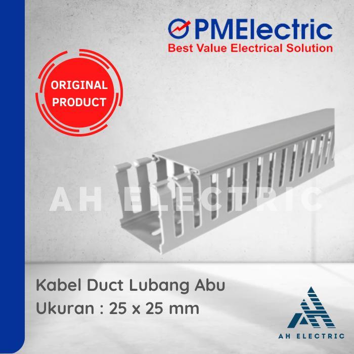 Kabel Duct 25x25 Lubang Abu PM / Kabel Duct PM 25x25 / Cable Duct Pvc