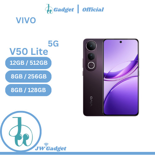 VIVO V50 Lite 5G 12/512GB I 8/256GB I 8/128GB RAM 8GB INTERNAL 256GB 128GB GARANSI RESMI IMEI TERDAF