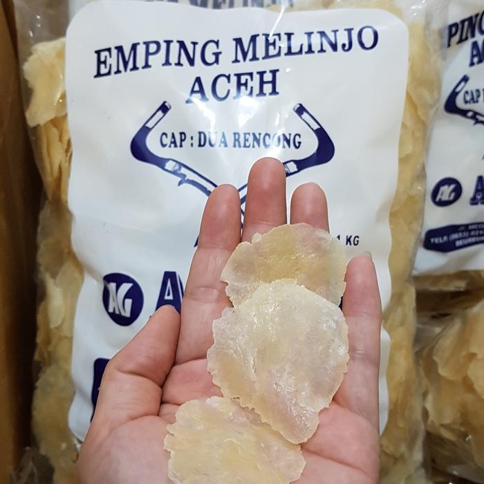 Emping melinjo aceh super tipis dan bersih 500 gram cap dua rencong [Terlaris]