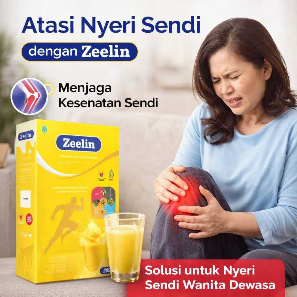 Susu Nyeri Sendi Wanita Pelumas Tulang Penuaan Dini Herbal Kambing Etawa ZEELIN 02 03
