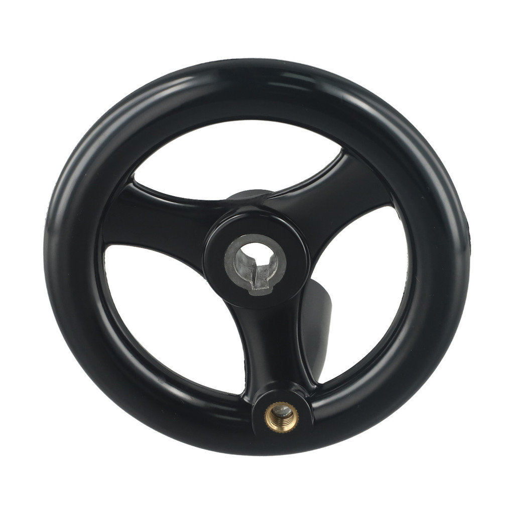 1pc Lathe Milling Handwheel D125200100160mm 3 Spoke Hand Wheel With Revolving Handle For Milling Mac