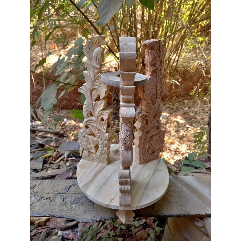 jagrak naga 3 ukir 3d untuk wadah tommbak dan bendera mentahan akasia amplasan alus bk Keris sengkel