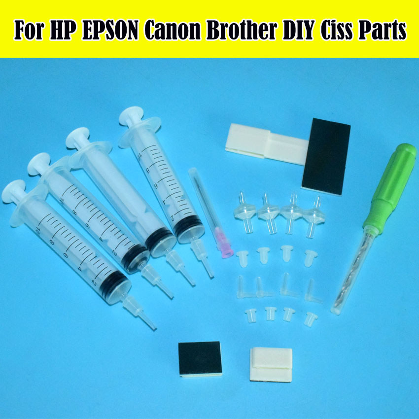 Universal Cleaning Tool Ciss Kit Y Continuous Ink Supply System For HP/EPSON/Canon/Brother Printer P