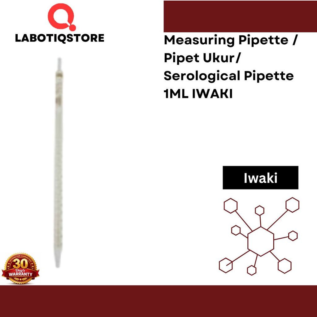 Measuring Pipette / Pipet Ukur/ Serological Pipette 1ML IWAKI