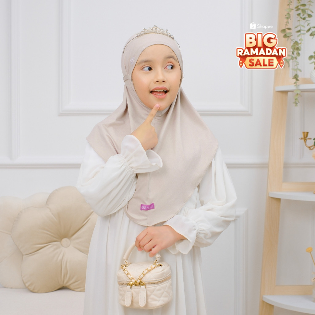Arafa Hijab - Khimar Rahma | Hijab Anak Perempuan | Kerudung Kaos Premium
