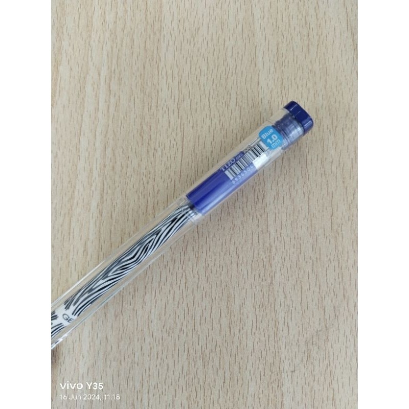 Pen Tizo Gel Ink Zebra Biru