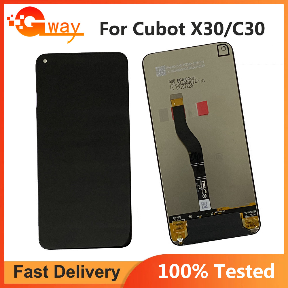 100% Tested For Cubot X30 LCD splay + Tou Screen Assembly Replacement For Cubot C30 LCD Screen Senso