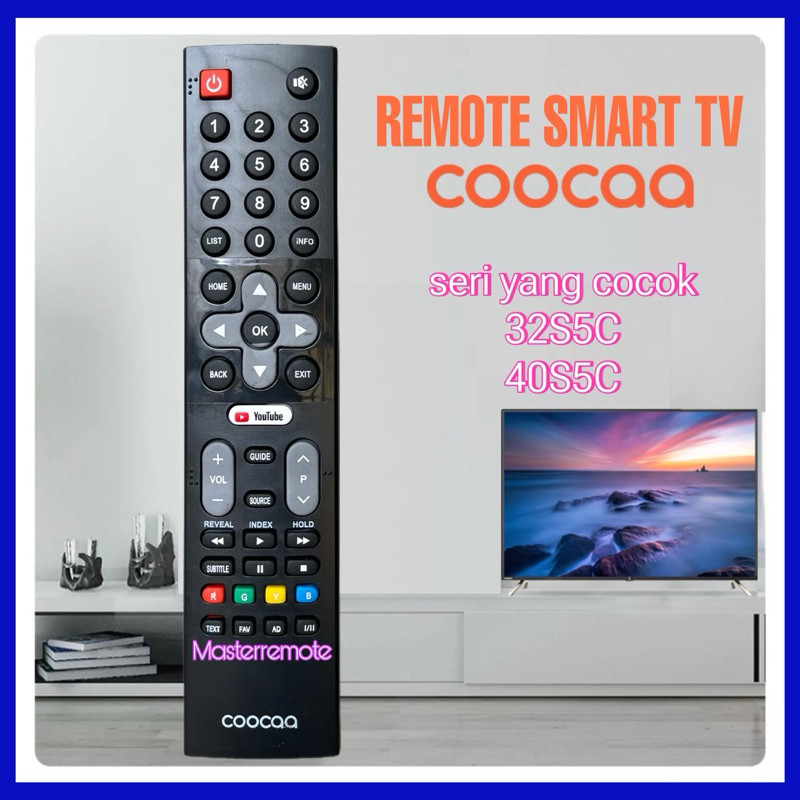 REMOT REMOTE TV COOCAA ANDROID 32S5C 40S5C PJG NEW