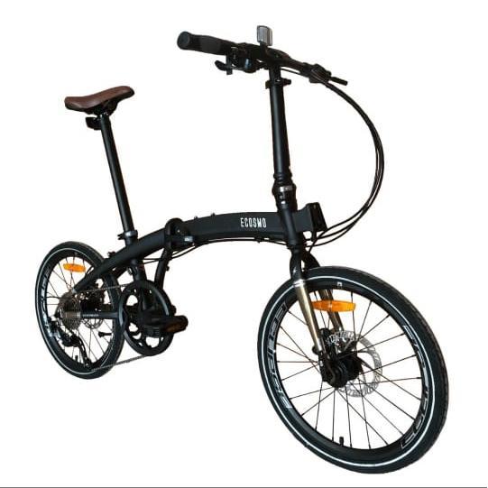 Sepeda Lipat Element Ecosmo 10 Filosofi Kopi Garansi Resmi SNI Kredit - Hitam