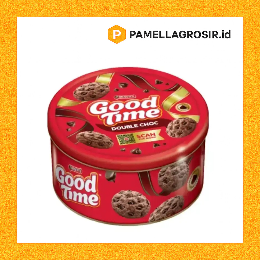 BISKUIT KALENG GOOD TIME DOUBLE CHOC 133 GRAM