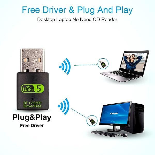 USB Dongle Adapter WiFi Bluetooth for PC Car Printer IOS Android Windows Linux MAC Comfast Original 