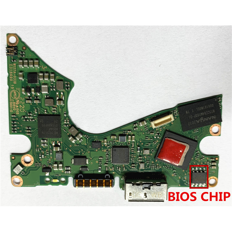 2060 810035 000 WD40NDZW WD50NDZW HDD PCB Logic board coding: 2060-810035-000 REV P0 810035-100