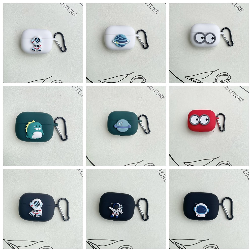 fundas for Baseus Bowie M2s Pro cover MC1 /Bowie M2s /Encok W11 Cartoon Silicone Earphone case argin