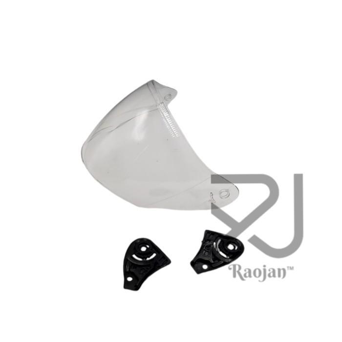 Kaca helm GMT Centro Visor helm GMT Centro Rachet - Clear, Tanpa kardus