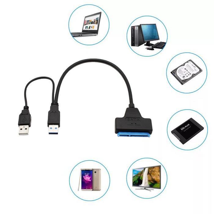 Konektor Conector Kabel USB HDD laptop 2.5 Hardisk External Sata USB - USB 2.0 SATA