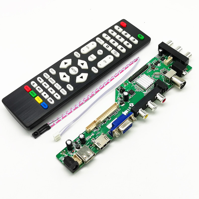 ZS.D3663LA.A8 DVB-T2 DVB-T DVB-C digital TV LCD/LED driver board V56 V59 10-42" Universal LCD TV Con