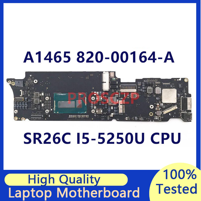 Mainboard For Apple Macbook A1465 820-00164-A Laptop Motherboard With SR26C I5-5250U CPU 100% Full T