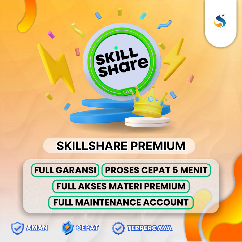 SkillShare Premium Akun 1 Bulan Lifetime Full Garansi