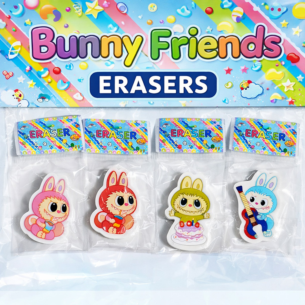 Penghapus Motif Karakter 3D Eraser Karakter Cute