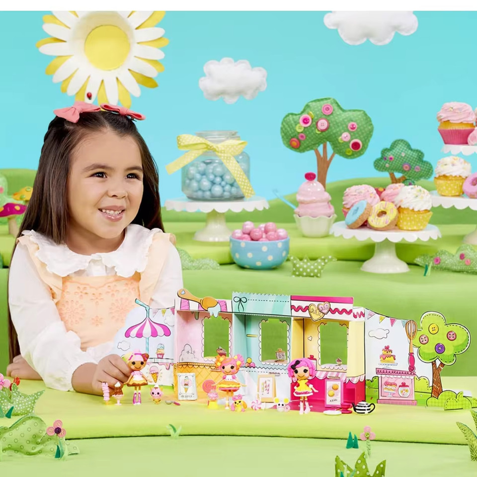 New Lalaloopsy Mini Sweets Fair Ice Cream Pastry Candy Shop Multi Pack 3 Dolls Set With Accessories 