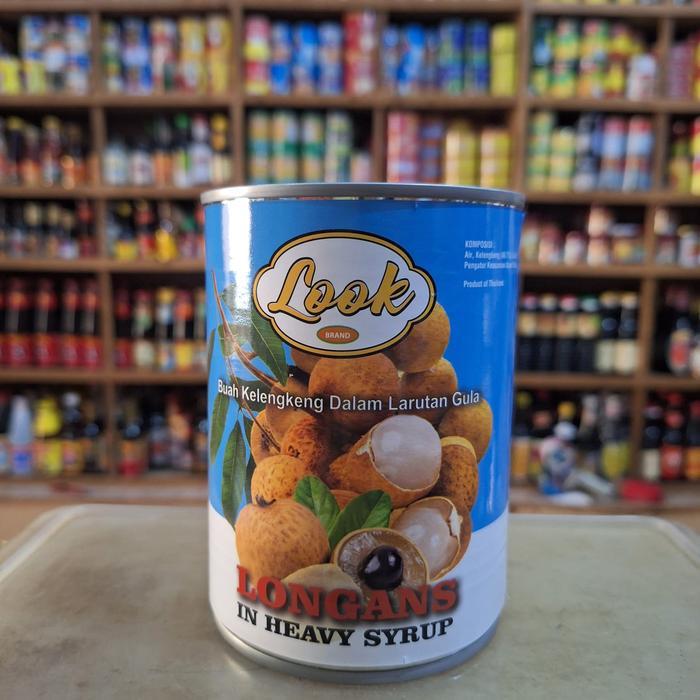 LOOK Longans in Heavy Syrup/ Lengkeng Kaleng 566gr