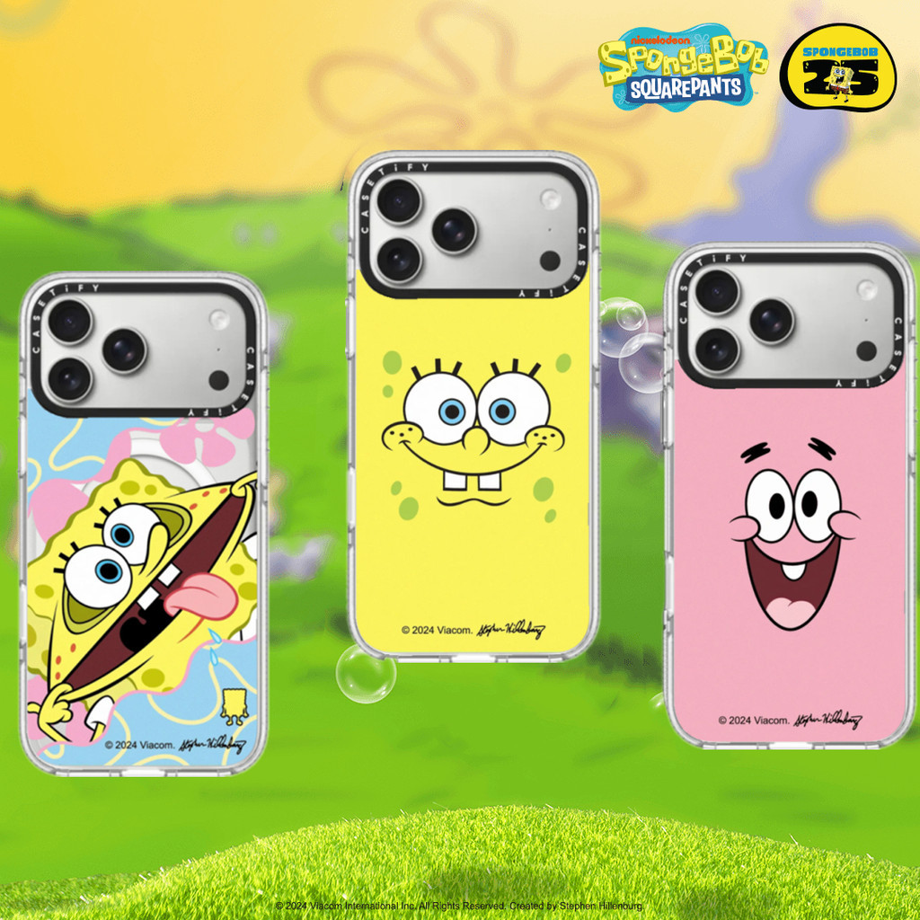 Casetify SpongeBob Magnetic Case iPhone 17 17air 17pro 17promax 12promax 13promax 14promax 15promax 