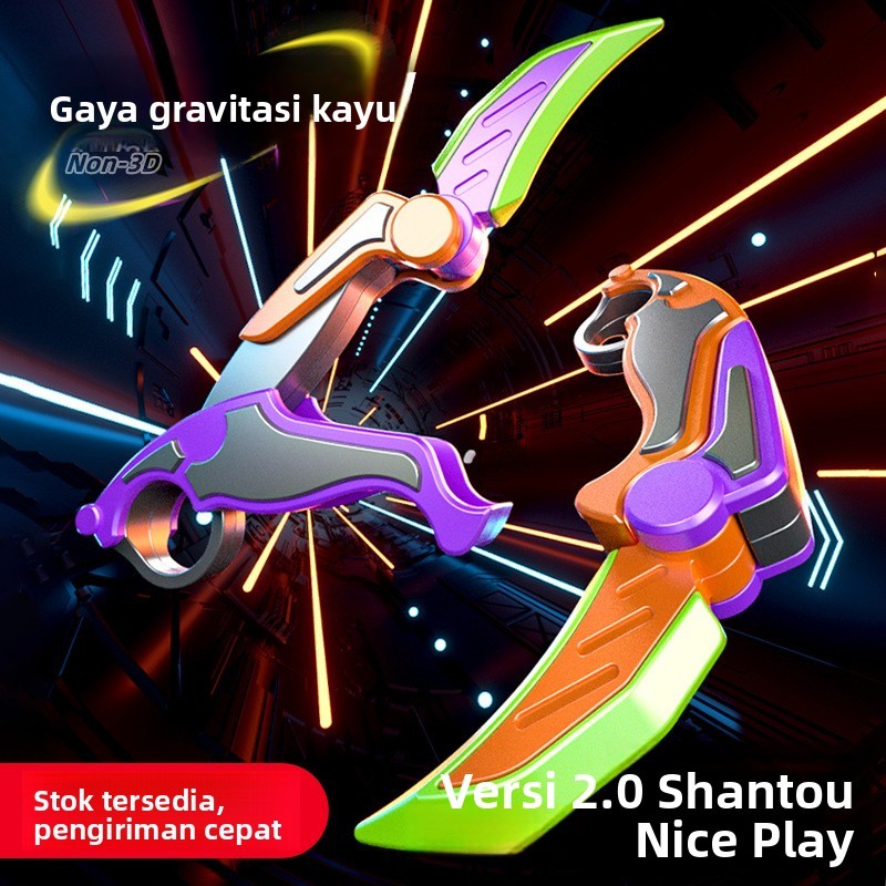 Pisau Cakar Gravitasi dengan Bilah Cakar Lipat CSGO Pisau Kupu-Kupu Melompat Mainan Pereda Stres