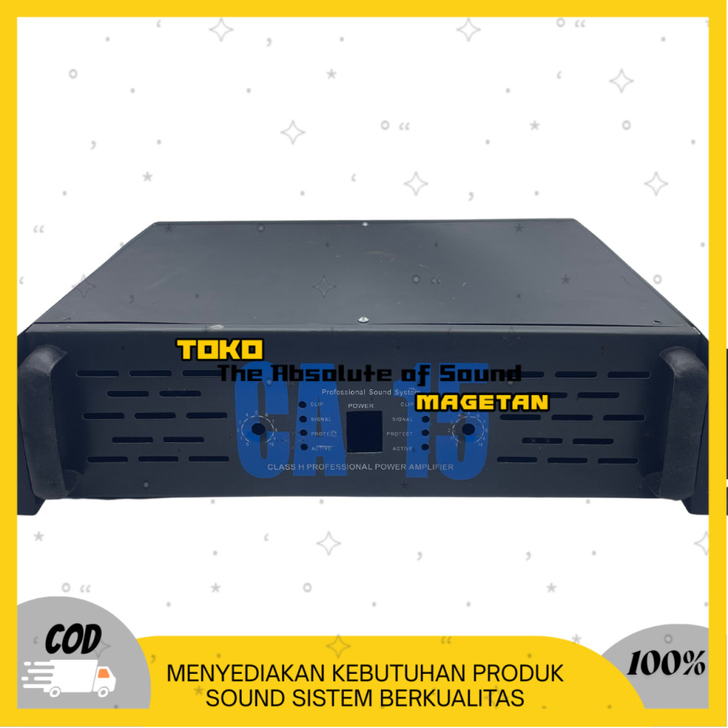 BOX POWER AMPLIFIER CA15/ BOX POWER 2 CHANNEL CA 15 / Box Power
