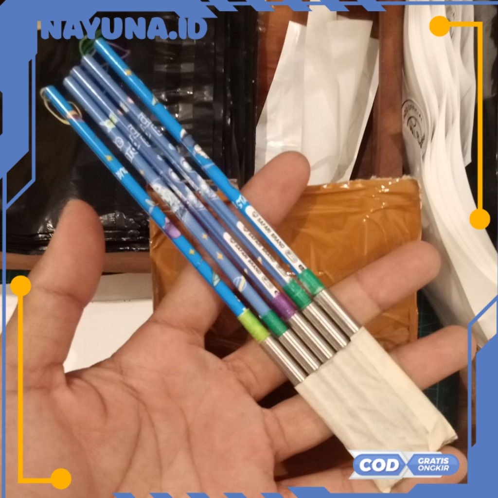 (RO) Sambung pulpen sujen stainless 6mm TERMURAH TERLARIS TERBARU 2026 COD