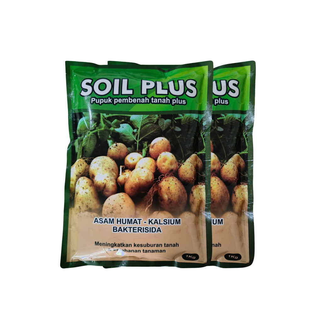 SOIL PLUS 1 Kg Pupuk Pembenah Tanah Perbaiki Struktur & pH Tanah