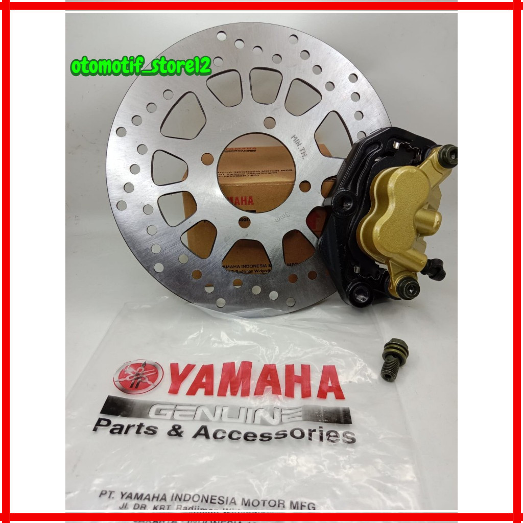 PROMO PAKET KALIPER PALA BABI PLUS PIRINGAN CAKRAM DEPAN JUPITER Z, FIZR, VEGA R LAMA SUNSTAR ORIGIN