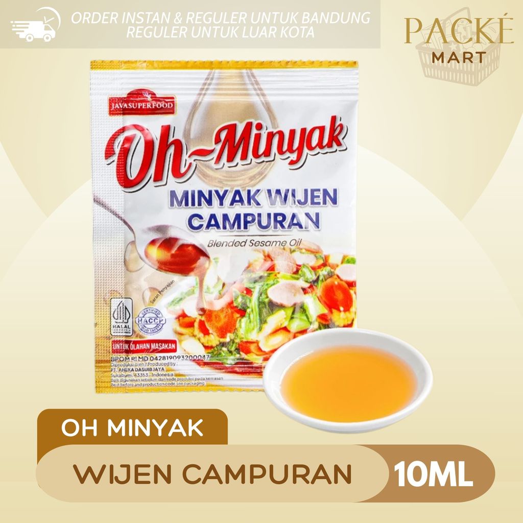 Oh Minyak Wijen Campuran 10ml - 1 PCS / Blended Sesame Oil / Minyak Wijen Sachet