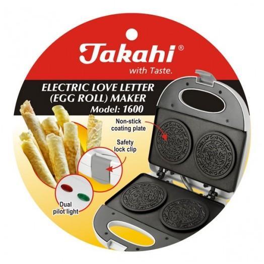 Cetakan Kue Semprong Listrik Electric (Egg Roll) Maker Takahi 1600