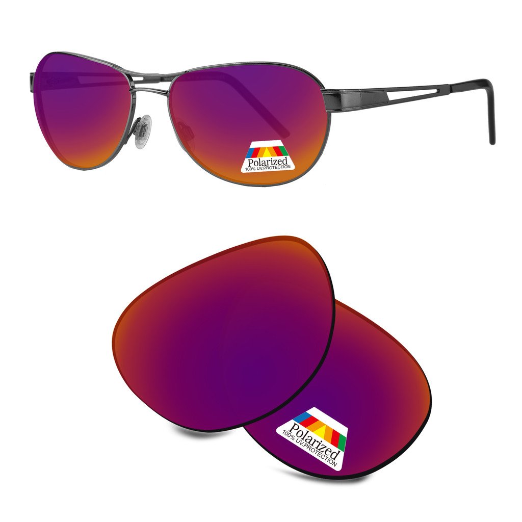 Rarayvix Polarized Replacement Lenses UV400 Protective Compatible with Ray-Ban RB8301-59mm Sunglasse