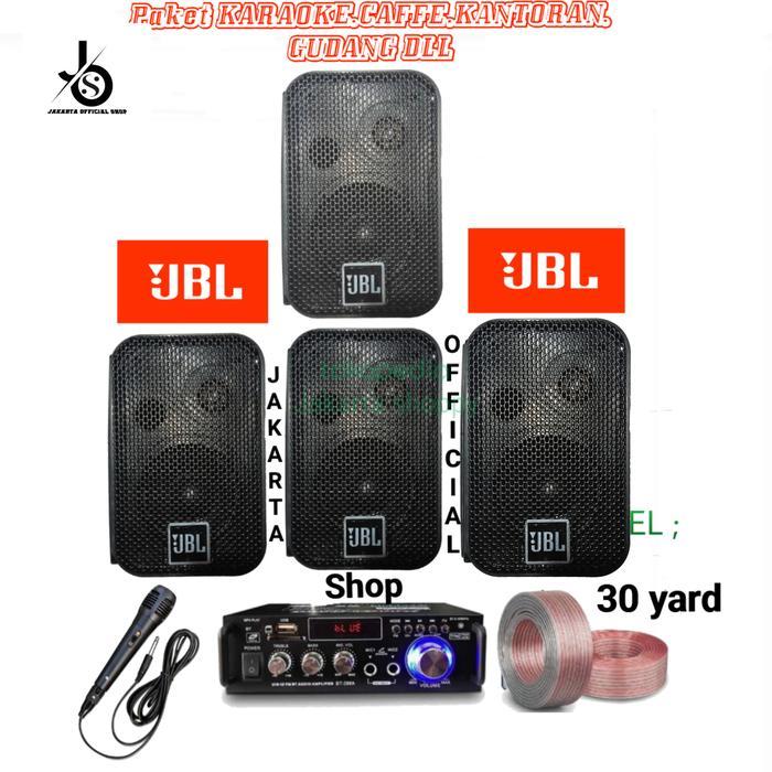 Promo paket murah cafe/karaoke DLL speaker 4inch JBL original 4 titik